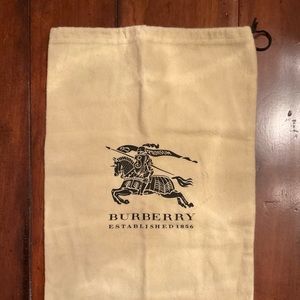 Burberry Dust shoe bag with bonus bag FREE